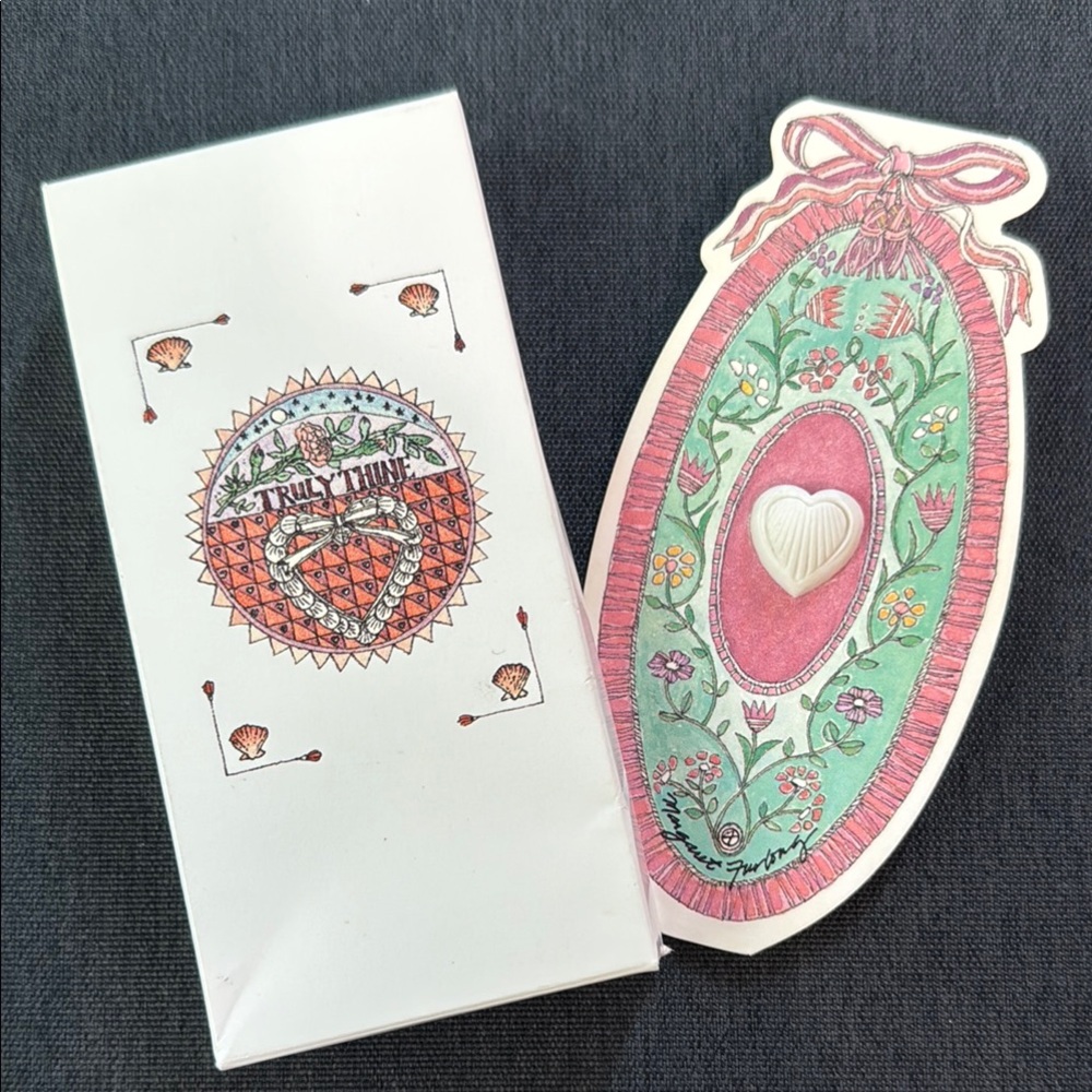 White Porcelain Lapel Pin New in Box